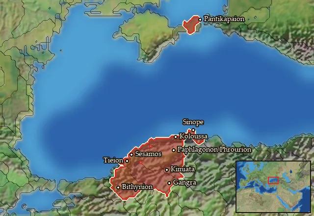 Where Mercenary Paphlagonian Light Cavalry can be hired