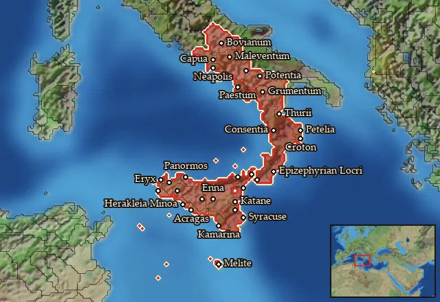 Where Mercenary Campanian Cavalry can be hired
