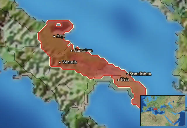Where Messapian Light Cavalry can be recruited