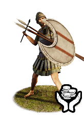 Mercenary Athamanian Peltasts info card