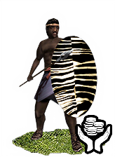 Mercenary Nubian Spearmen info card