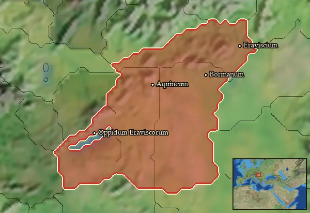 Homeland of Eravisci