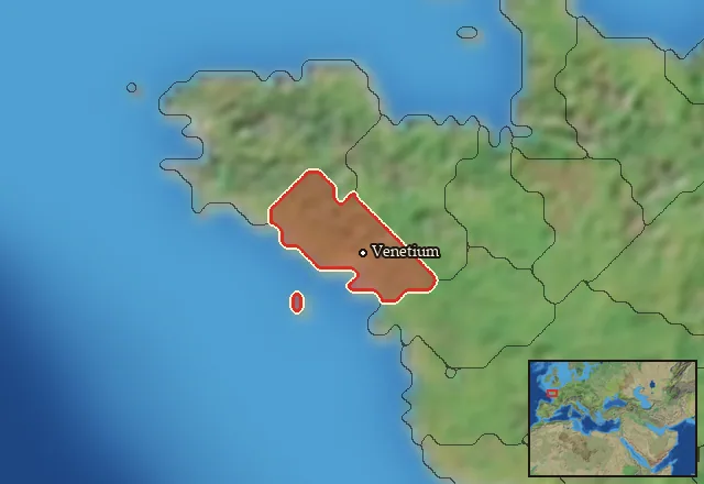 Homeland of Veneti (Gauls)