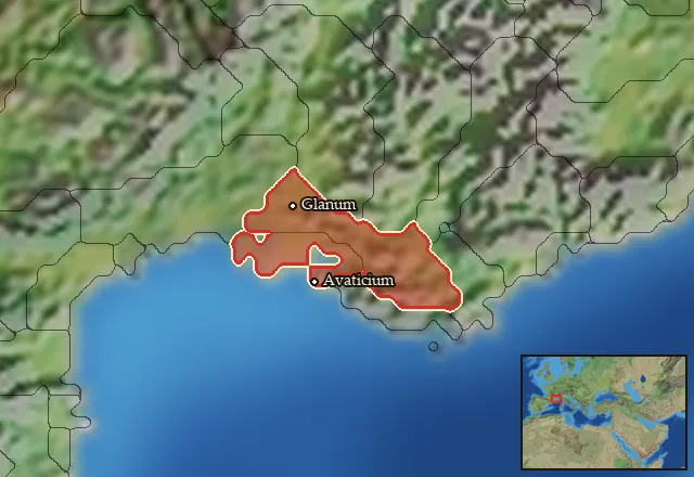 Homeland of Salluvii