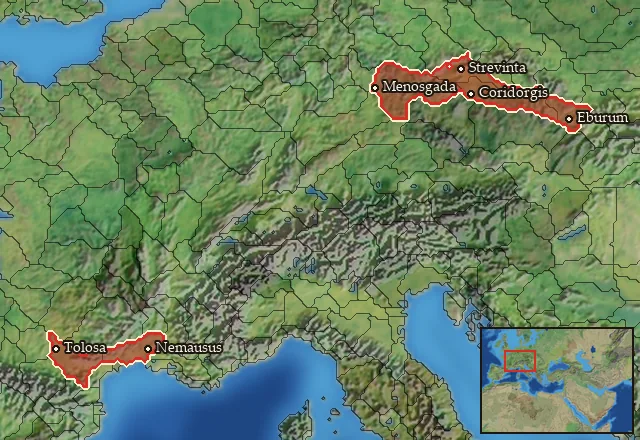 Homeland of Volcae