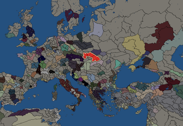 Starting territory of Anartes, with its neighbours