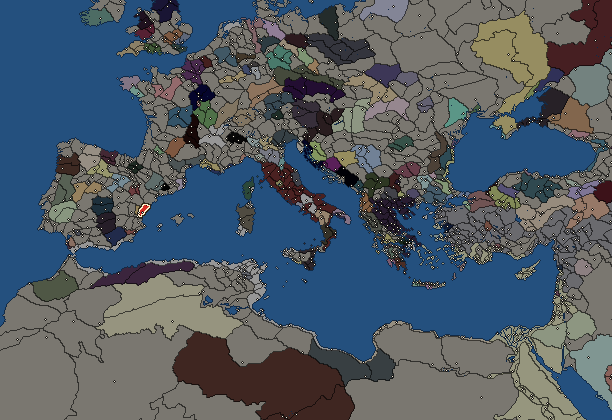 Starting territory of Arse, with its neighbours