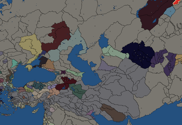 Starting territory of Arshi, with its neighbours