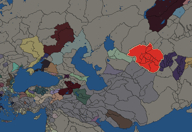Starting territory of Bactria, with its neighbours