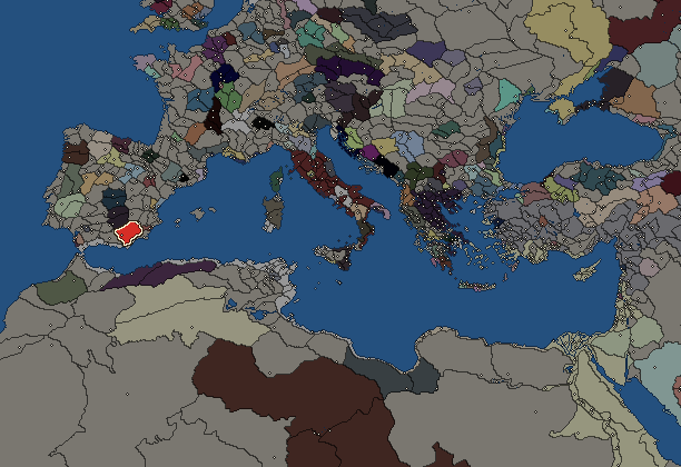 Starting territory of Basti, with its neighbours