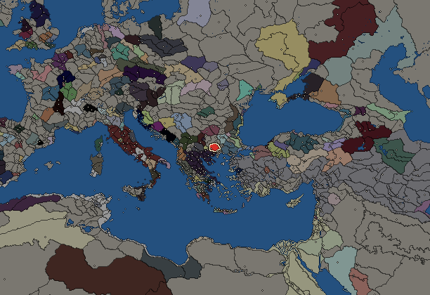 Starting territory of Bessi, with its neighbours