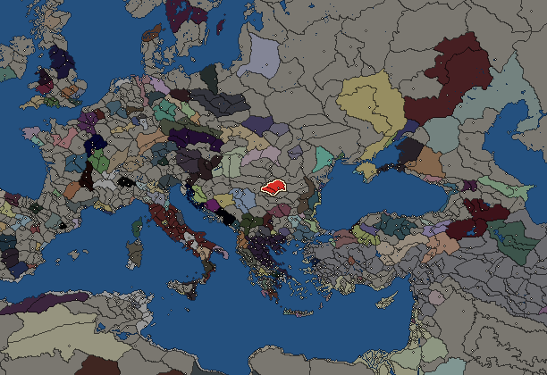 Starting territory of Buri, with its neighbours