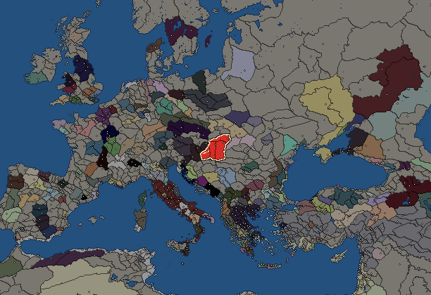 Starting territory of Eravisci, with its neighbours