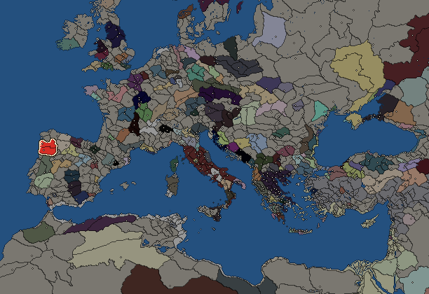 Starting territory of Gallaeci, with its neighbours
