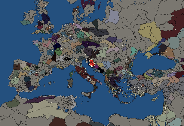 Starting territory of Iapodes, with its neighbours