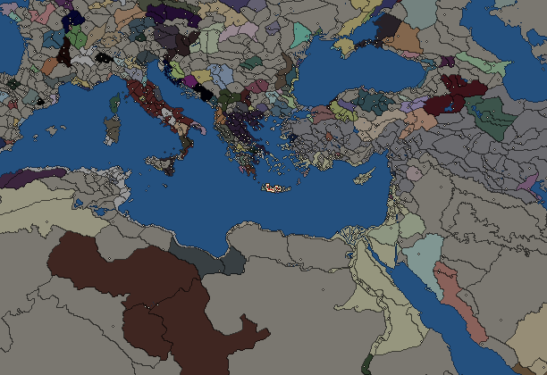 Starting territory of Knossos, with its neighbours
