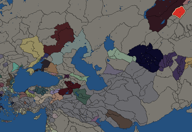 Starting territory of Kucha, with its neighbours