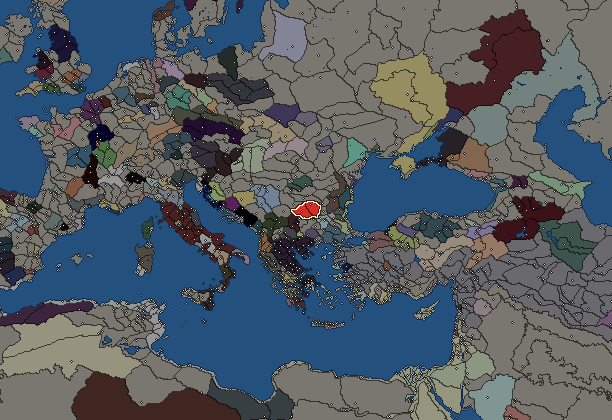 Starting territory of Triballi, with its neighbours