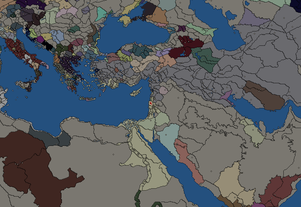 Starting territory of Tyre, with its neighbours
