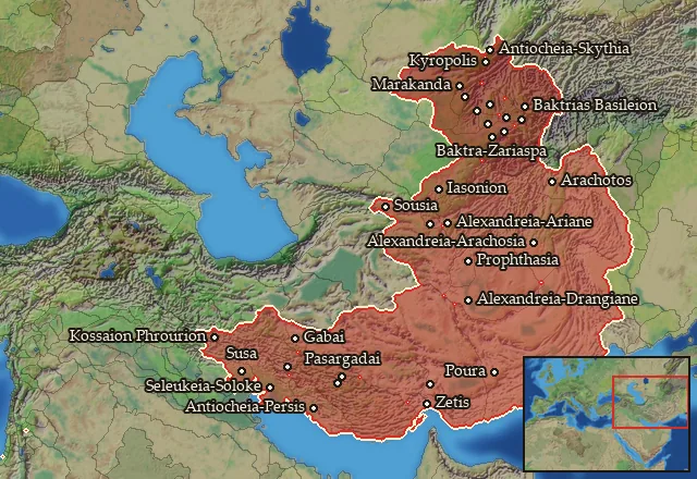Regions of the Persia mercenary pool