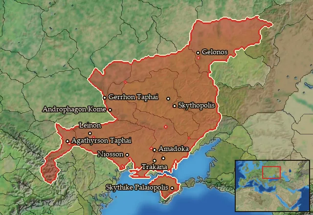 Regions of the Scythia mercenary pool