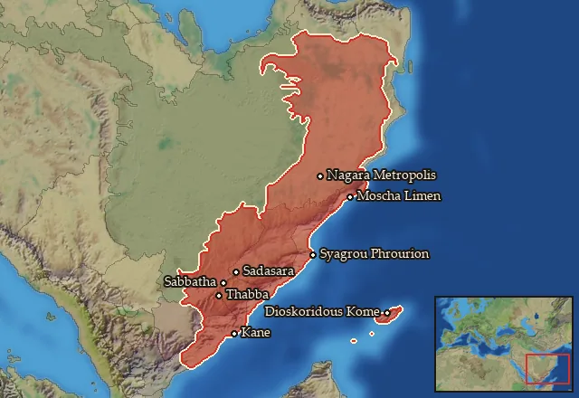 Regions of the Hadhramaut mercenary pool