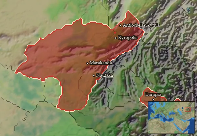 Regions of the Sogdiane mercenary pool