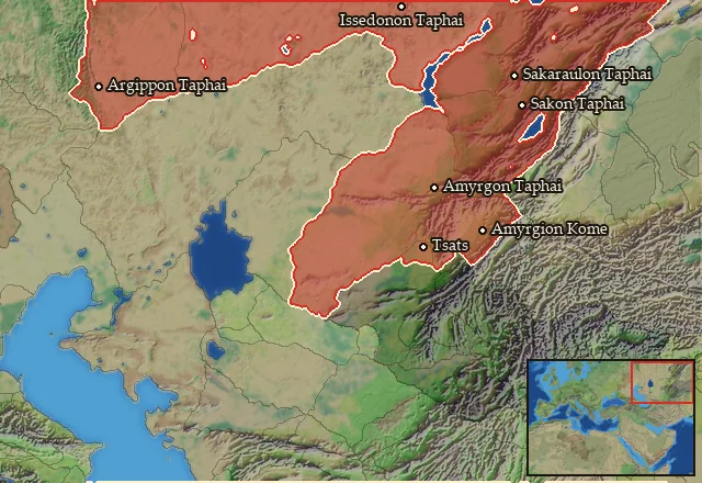 Regions of the Saka mercenary pool