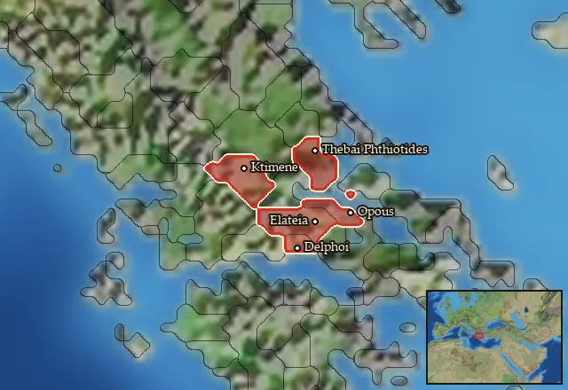 Regions of the Central Greece mercenary pool