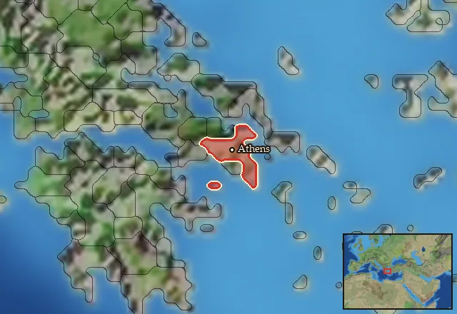 Regions of the Athens mercenary pool