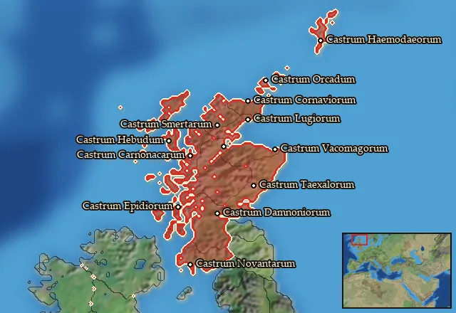 Regions of the Caledonia mercenary pool