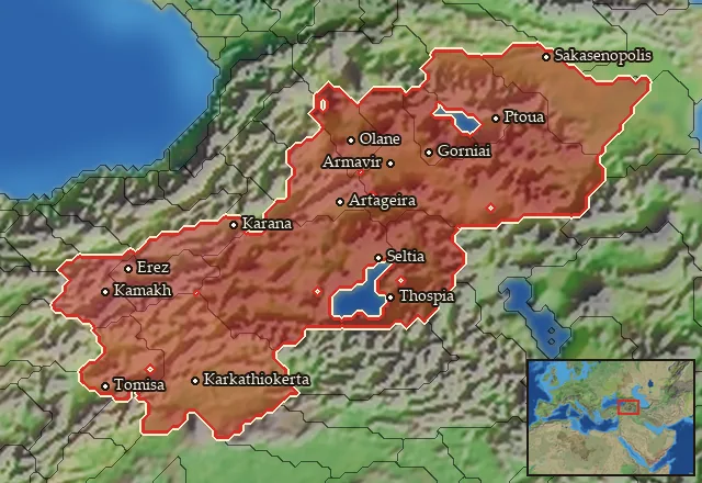Regions of the Armenia mercenary pool