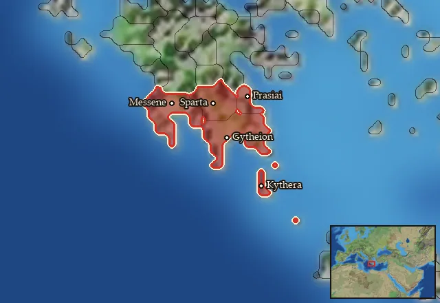 Regions of the Laconia mercenary pool