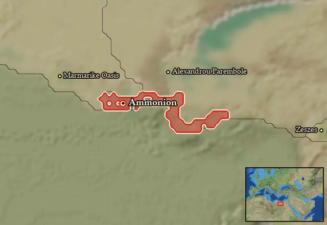 Map of Ammonia and its neighbours