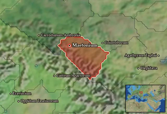 Map of Anartophractia and its neighbours