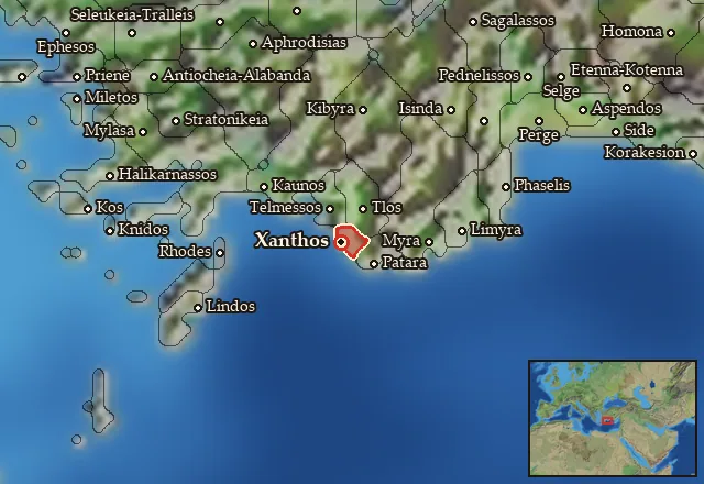 Map of Arinna and its neighbours