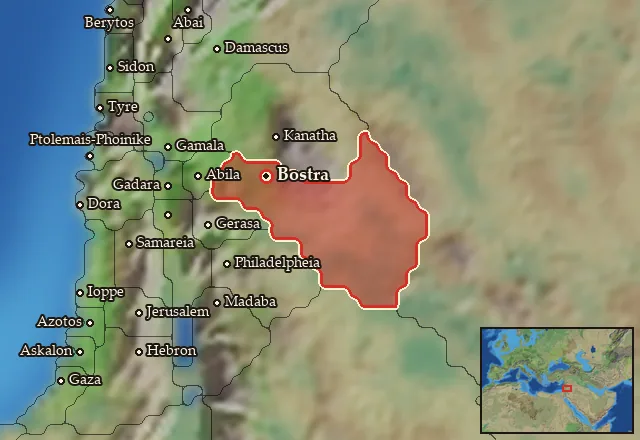 Map of Auranitis and its neighbours