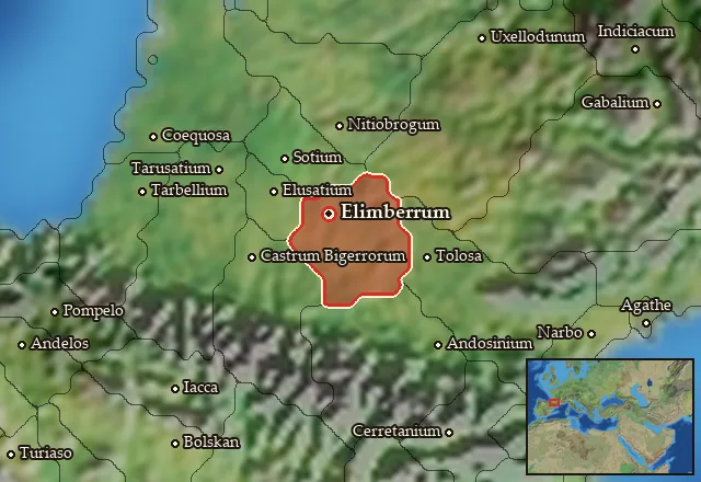 Map of Auscia-Gatia and its neighbours