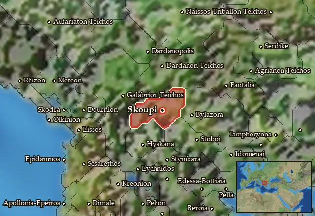 Map of Axios and its neighbours