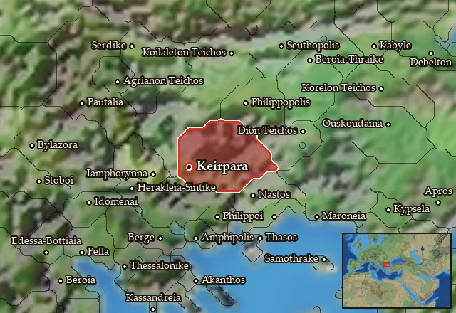 Map of Bessike and its neighbours