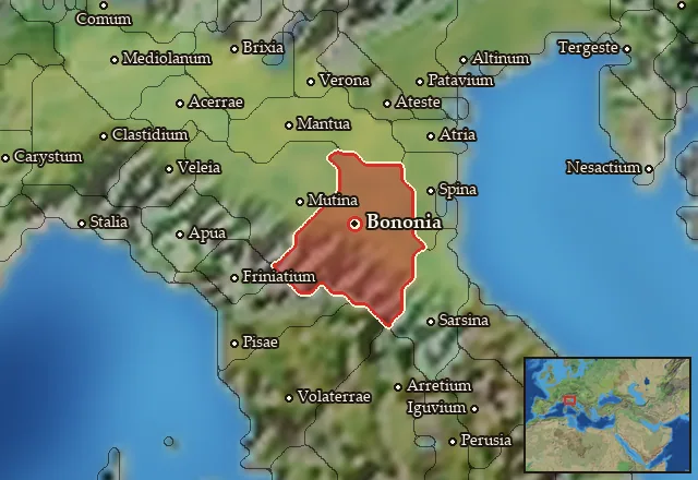 Map of Boia and its neighbours