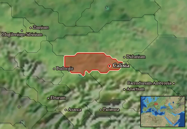Map of Buria and its neighbours