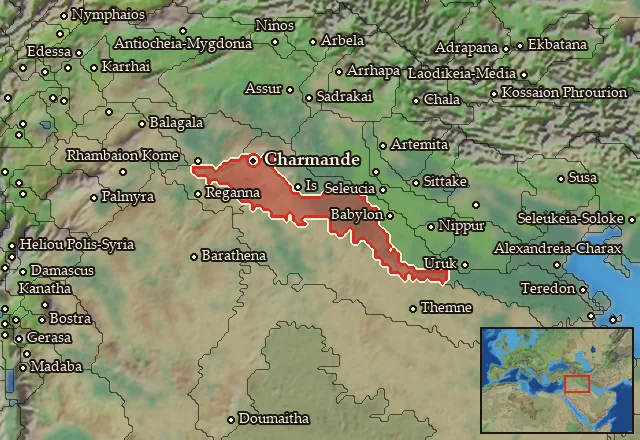 Map of Chaldaia and its neighbours