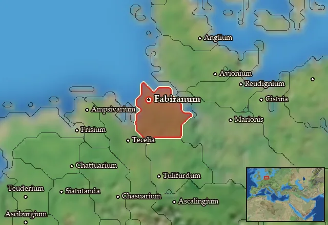 Map of Chaucia Maior and its neighbours