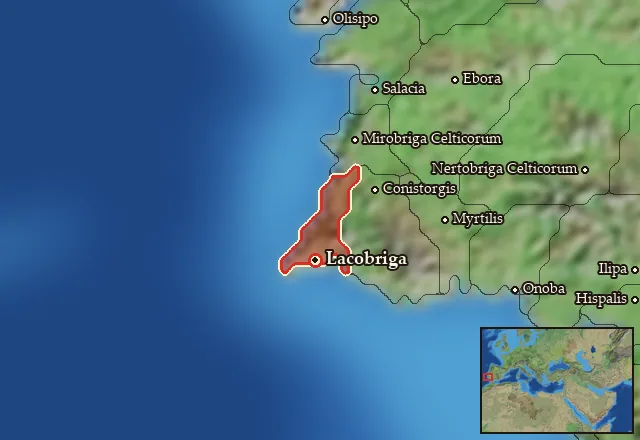Map of Conia Maritima and its neighbours