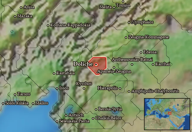 Map of Dolicheia and its neighbours