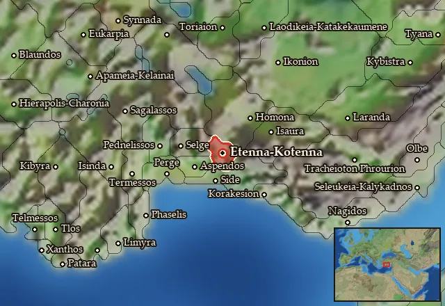 Map of Etennia-Kotennia and its neighbours