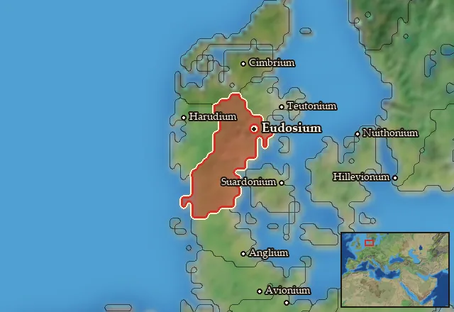 Map of Eudosia and its neighbours