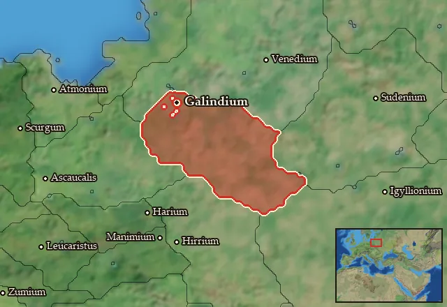 Map of Galindia and its neighbours