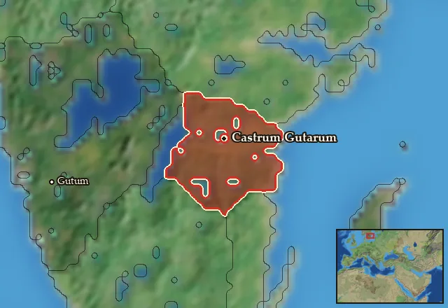 Map of Gutia Orientalis and its neighbours